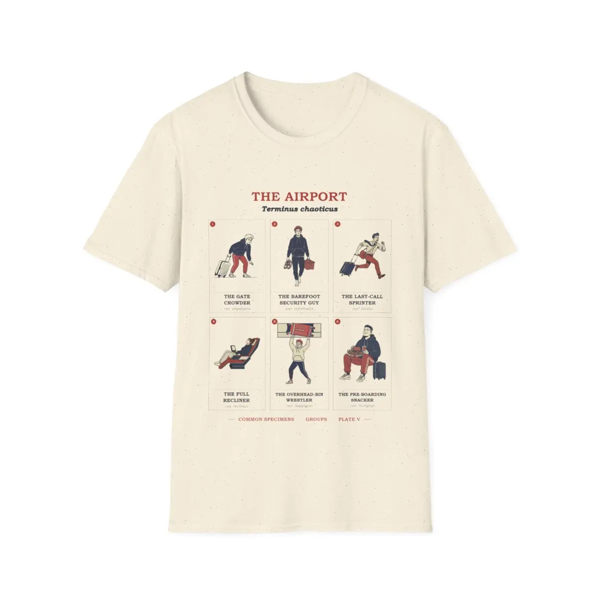 THE AIRPORT, printed on a tee