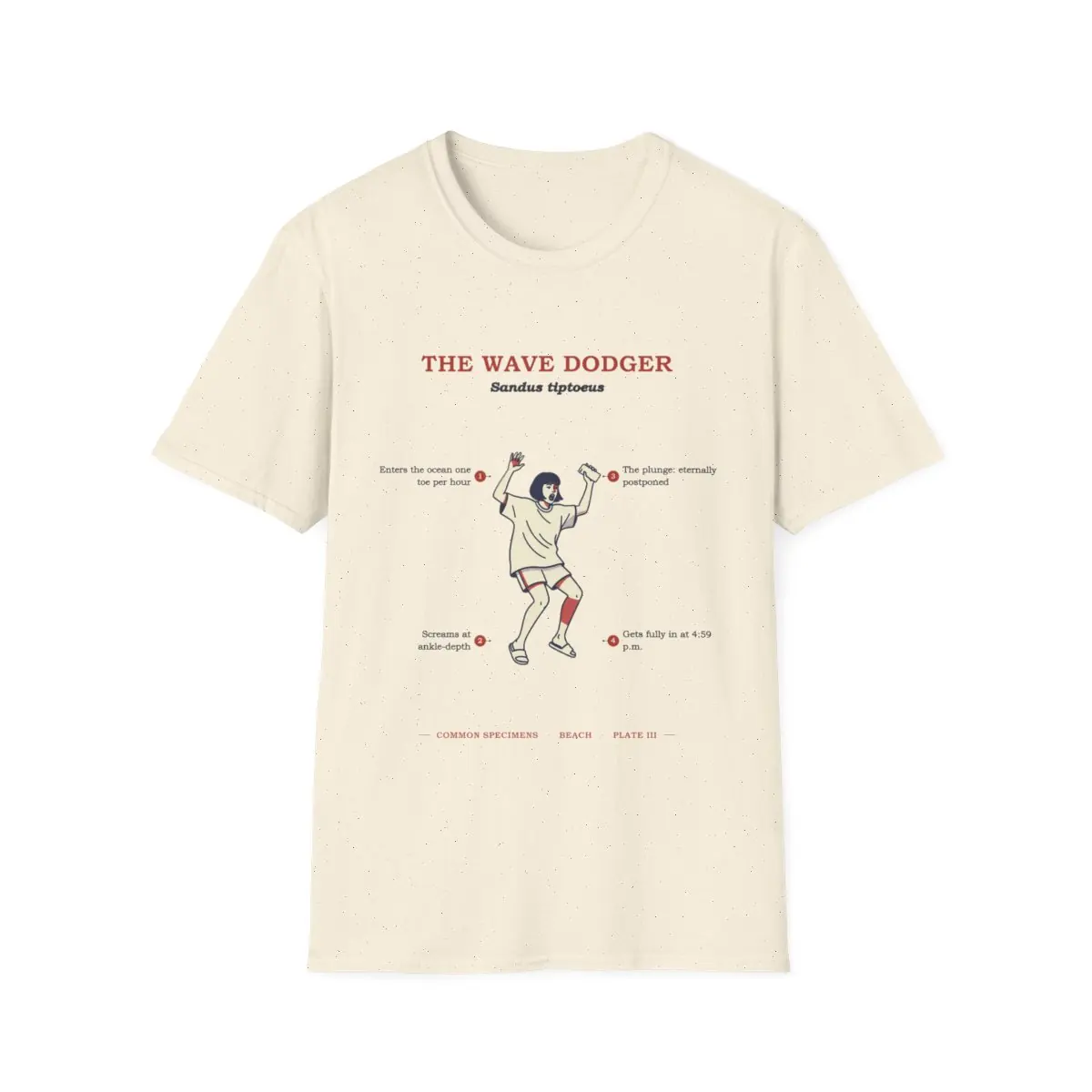 THE WAVE DODGER, printed on a tee