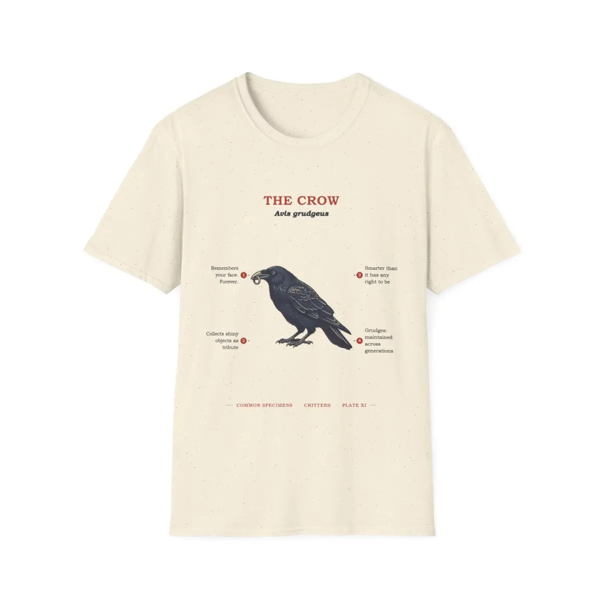 THE CROW, printed on a tee