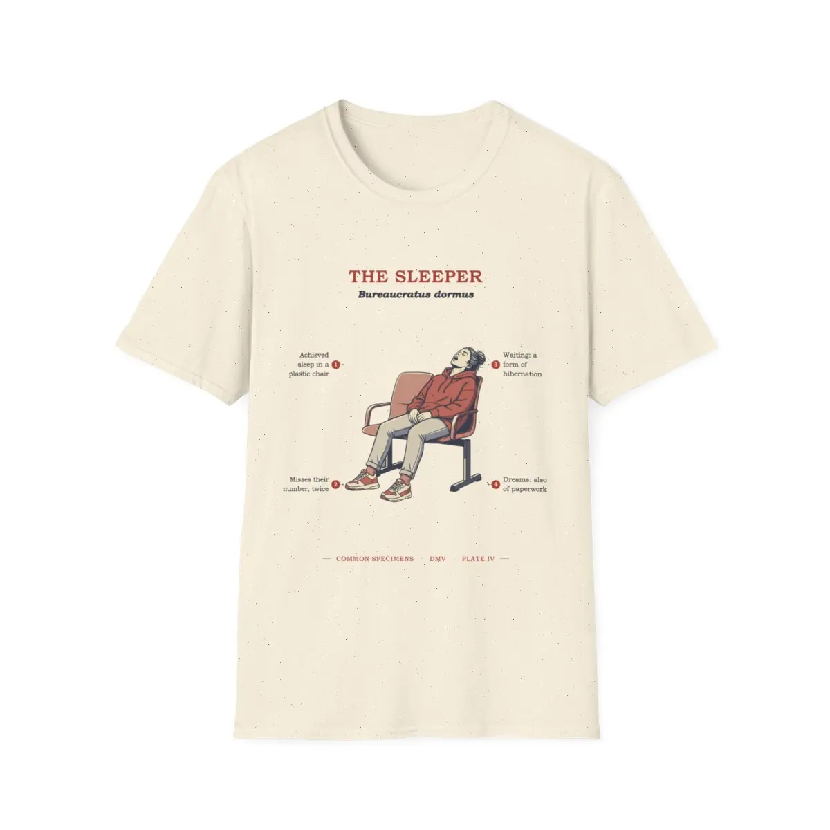 THE SLEEPER, printed on a tee
