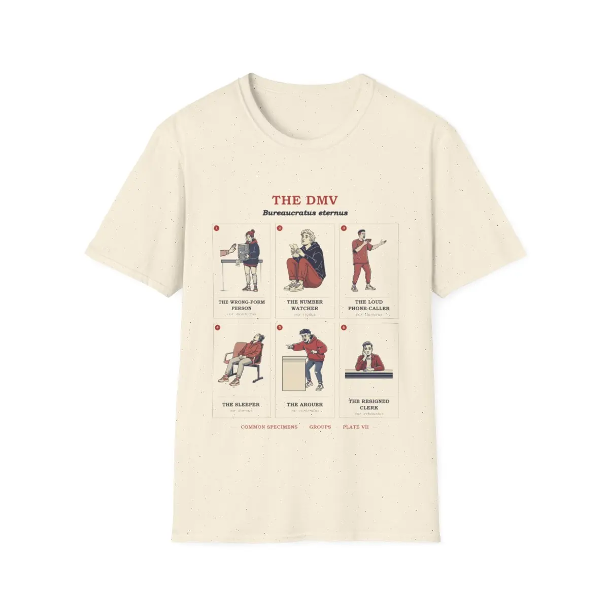 THE DMV, printed on a tee