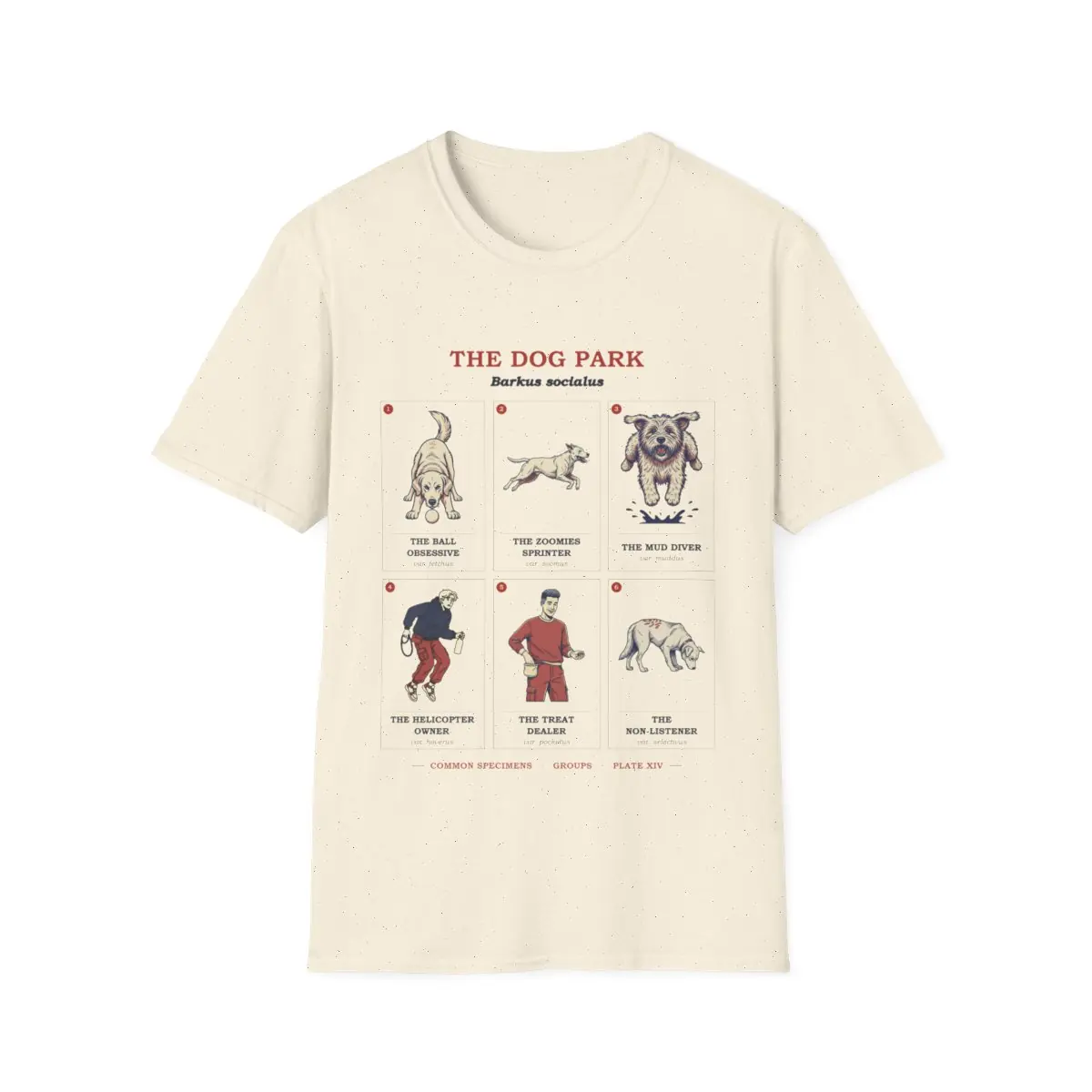 THE DOG PARK, printed on a tee
