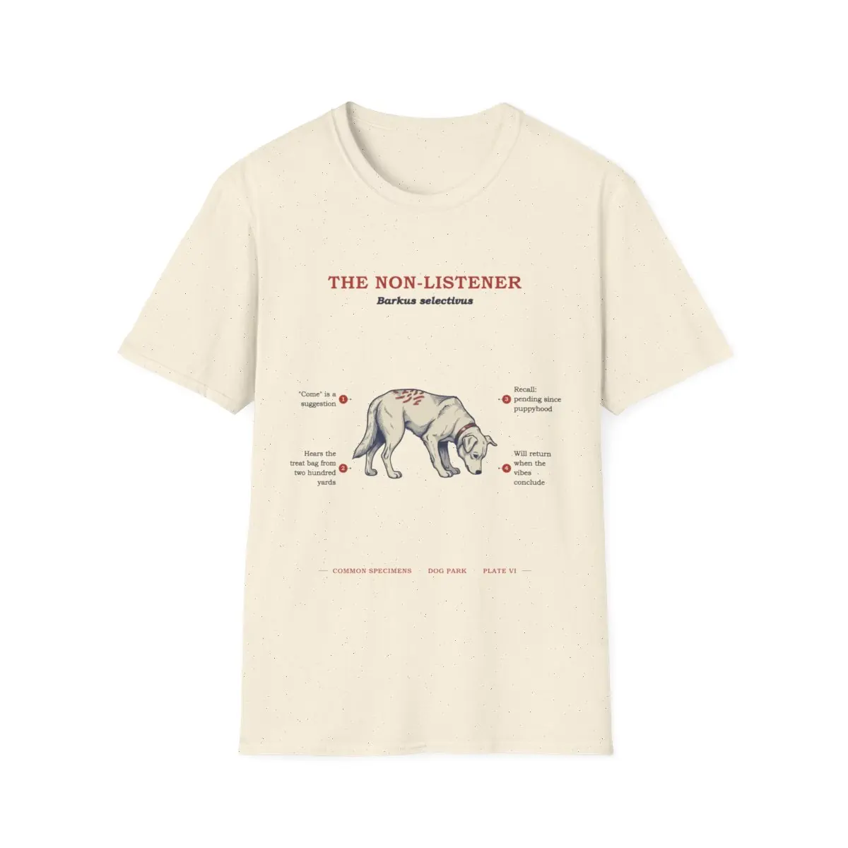 THE NON-LISTENER, printed on a tee