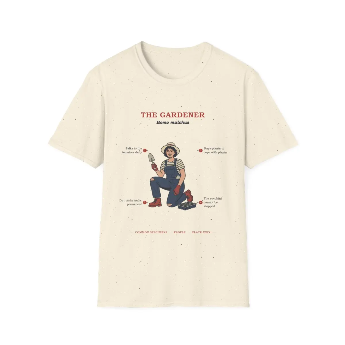 THE GARDENER, printed on a tee