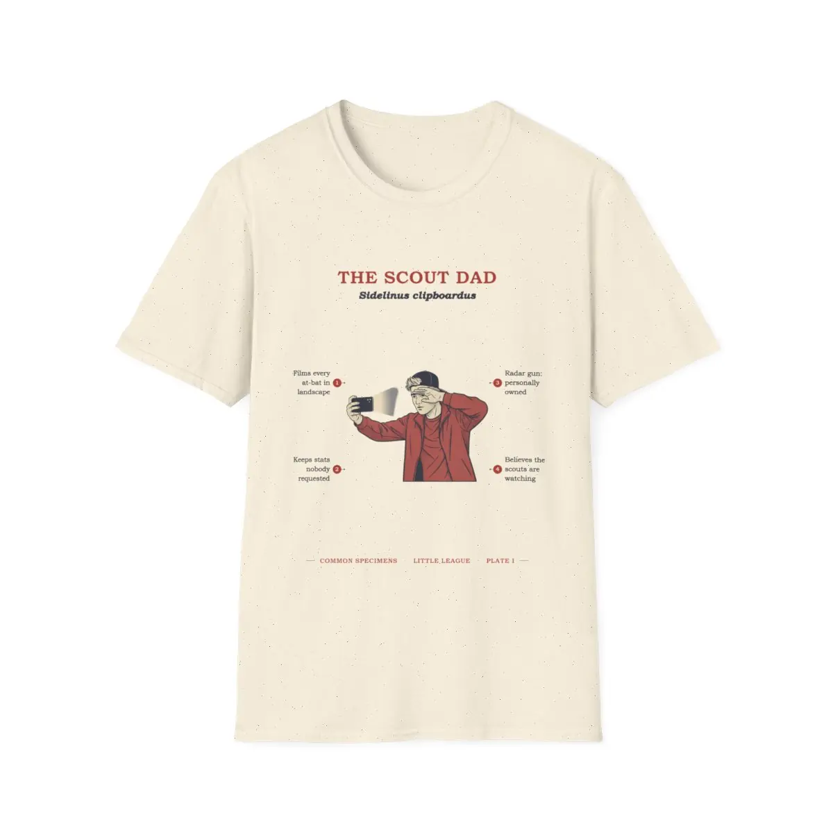 THE SCOUT DAD, printed on a tee
