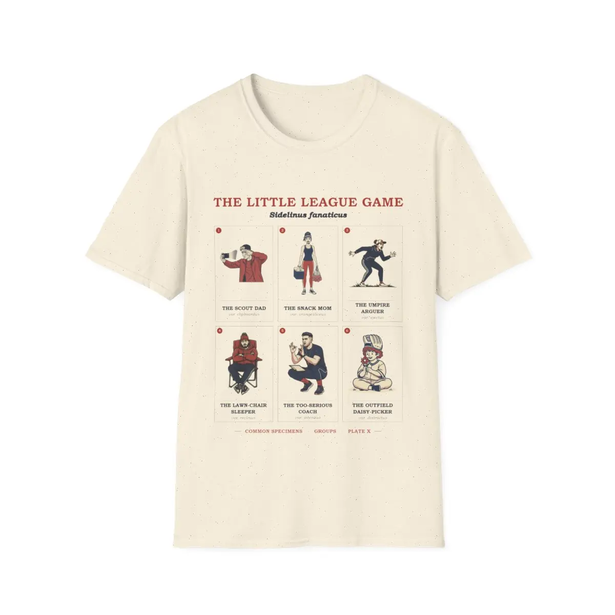 THE LITTLE LEAGUE GAME, printed on a tee