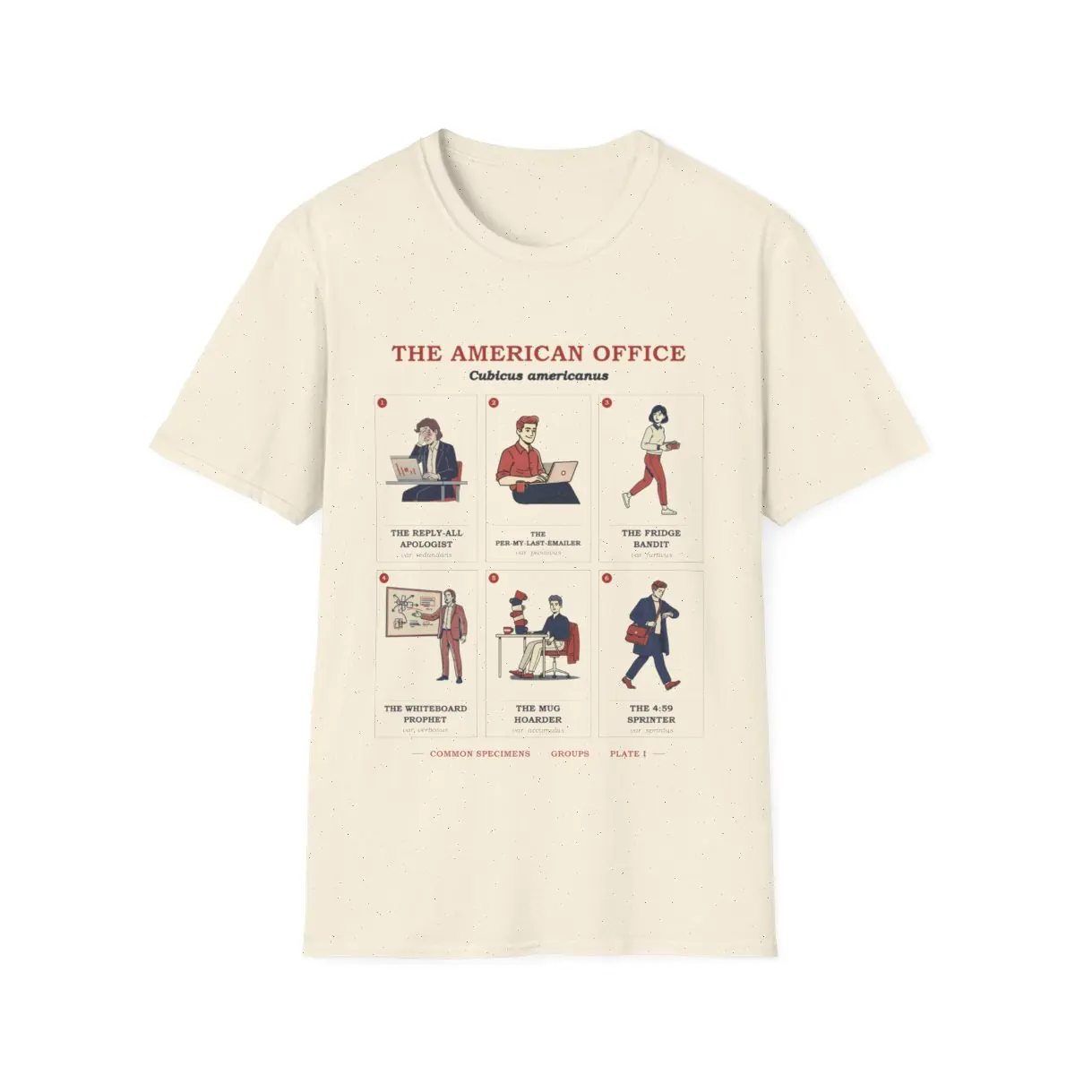 THE AMERICAN OFFICE, printed on a tee