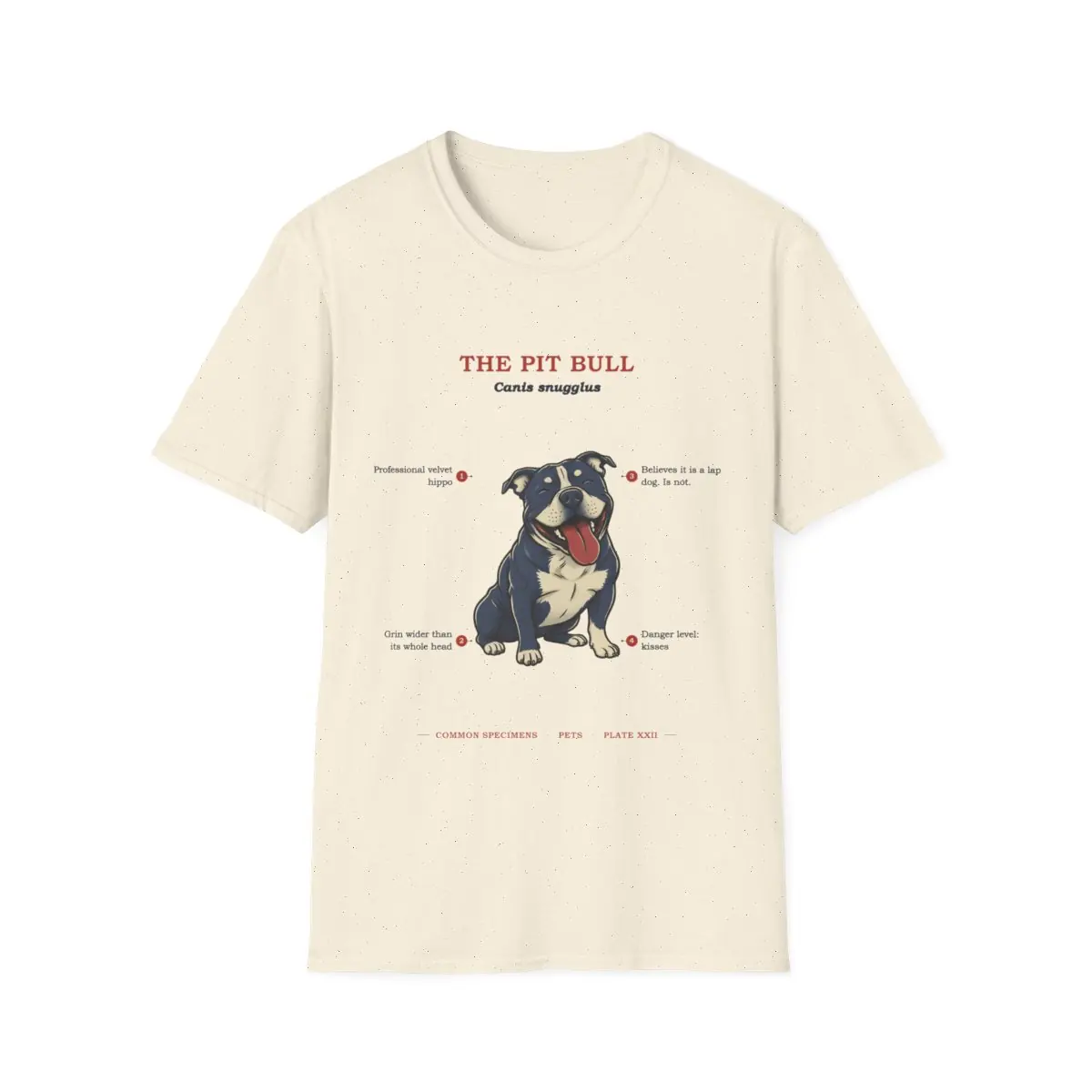 THE PIT BULL, printed on a tee