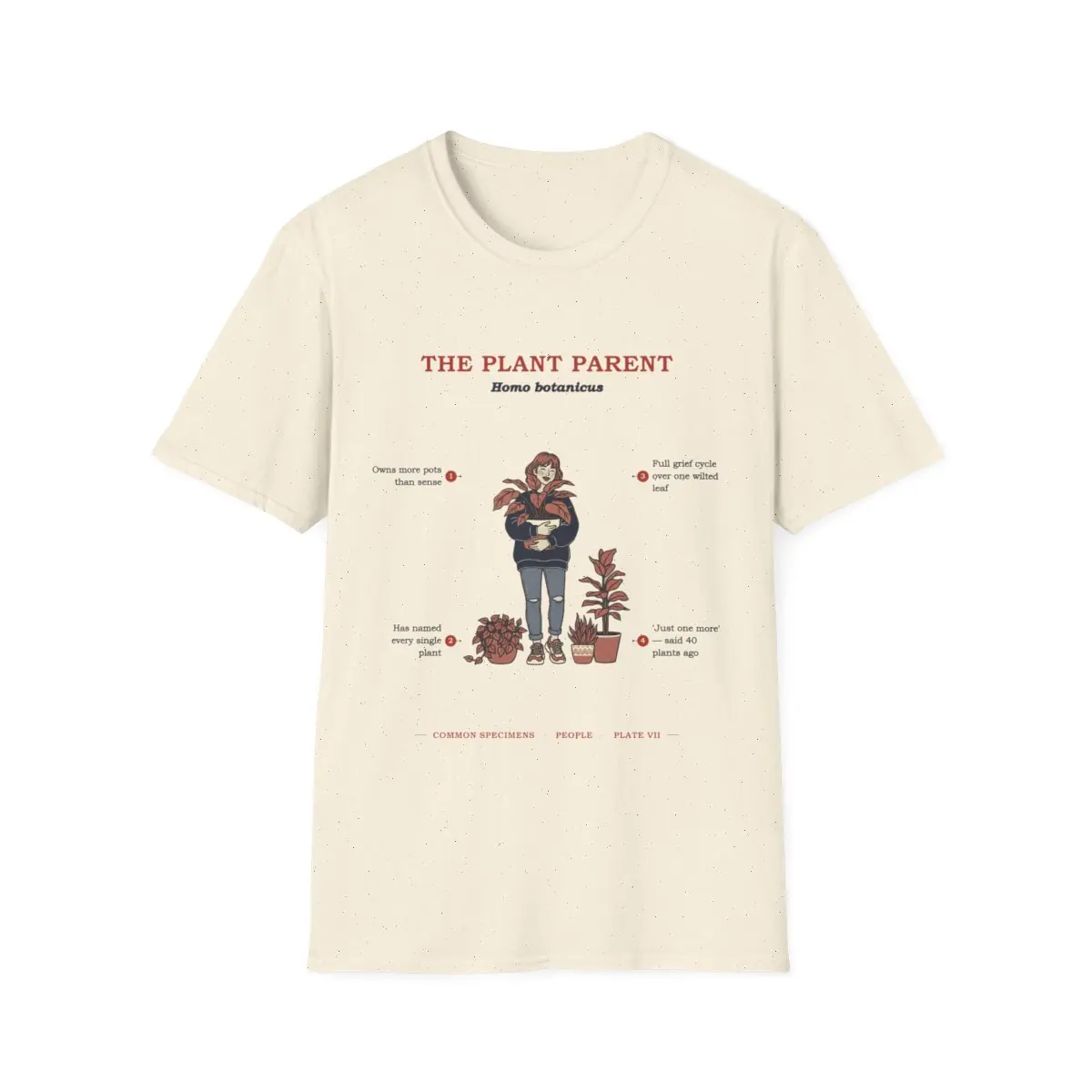 THE PLANT PARENT, printed on a tee