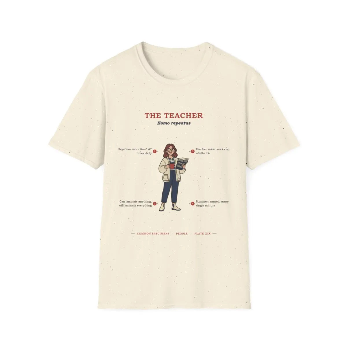 THE TEACHER, printed on a tee