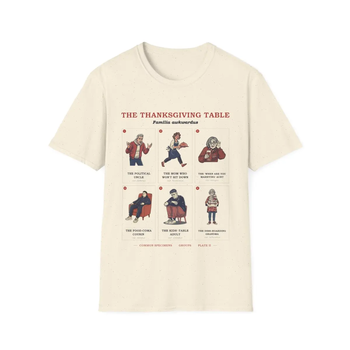 THE THANKSGIVING TABLE, printed on a tee