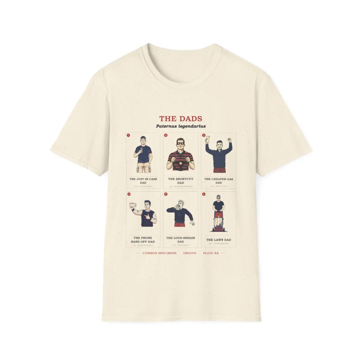 THE DADS, printed on a tee