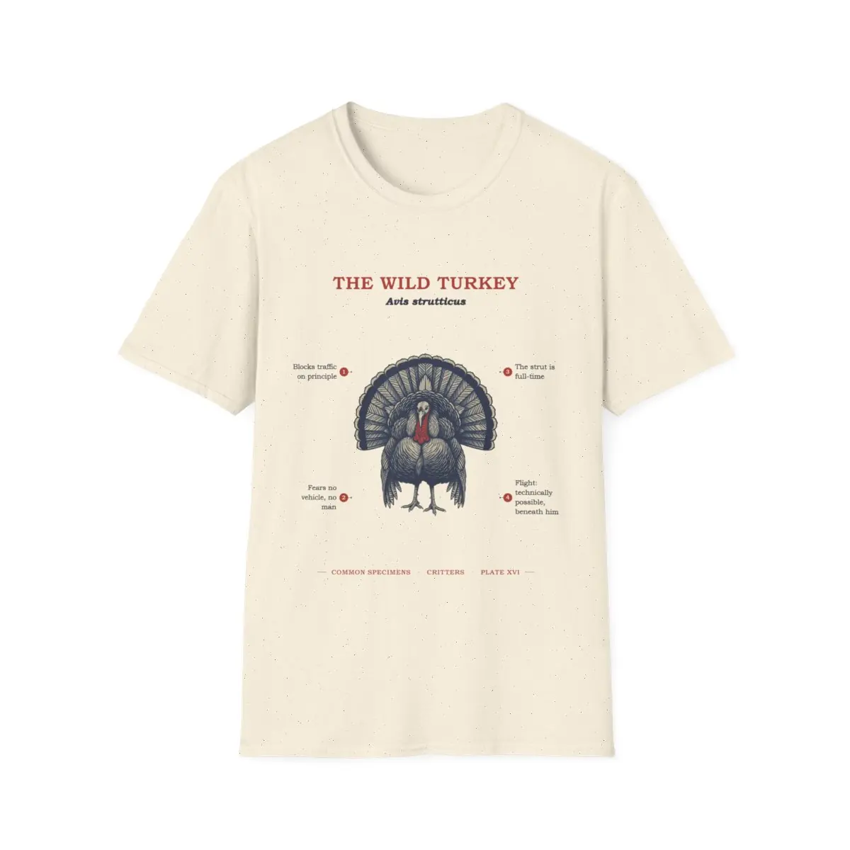 THE WILD TURKEY, printed on a tee