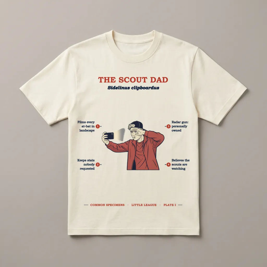 THE SCOUT DAD, printed on a tee